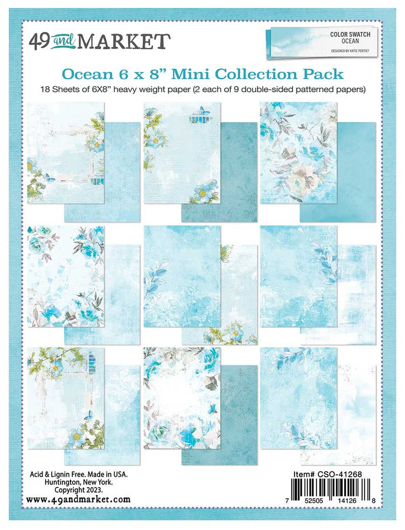 Color Swatch Ocean 6x8 Collection Pack