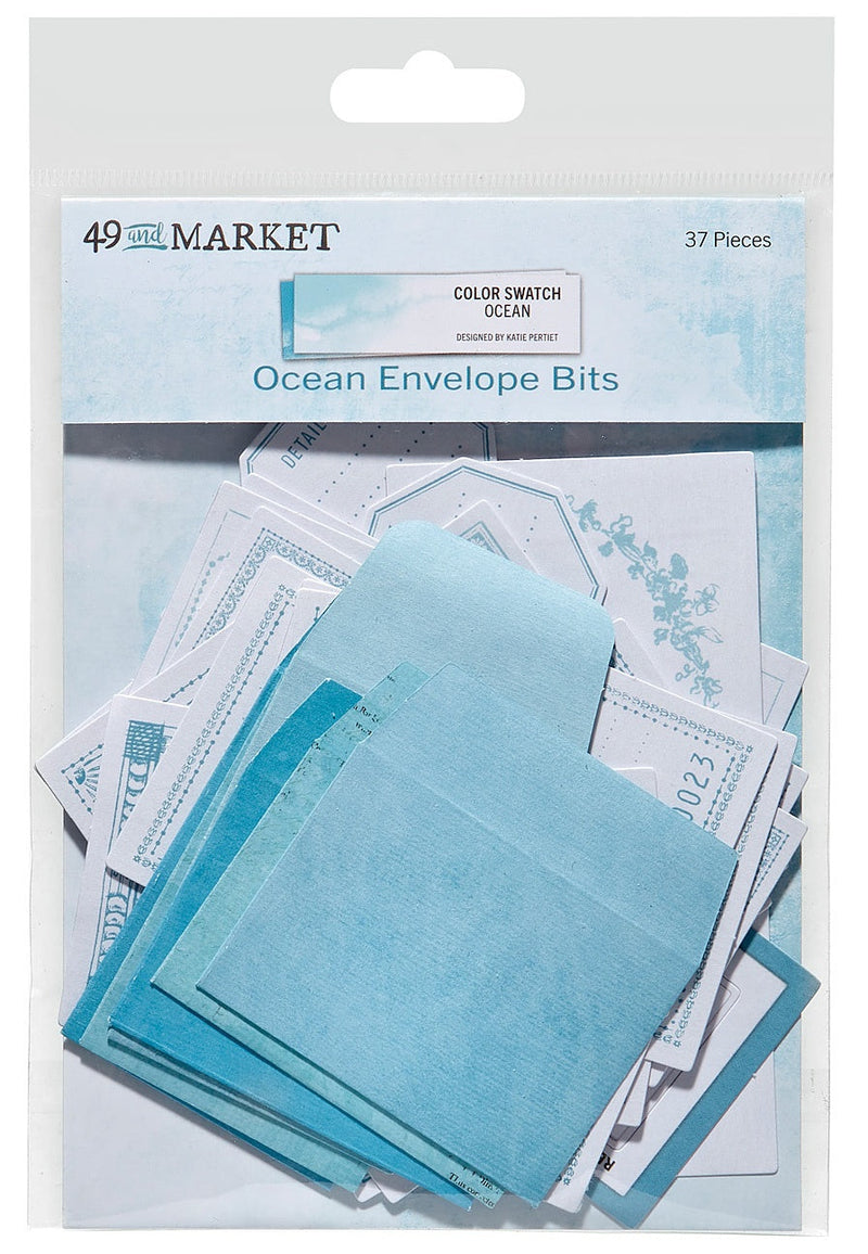 Color Swatch Ocean Envelope Bits