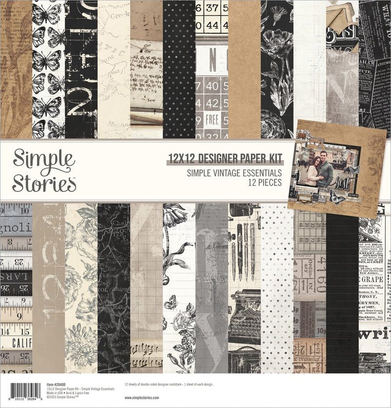 Simple Vintage Essentials 12x12 Collection Pack