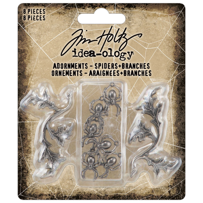 Tim Holtz Idea-ology Halloween Adornments Spiders & Branches
