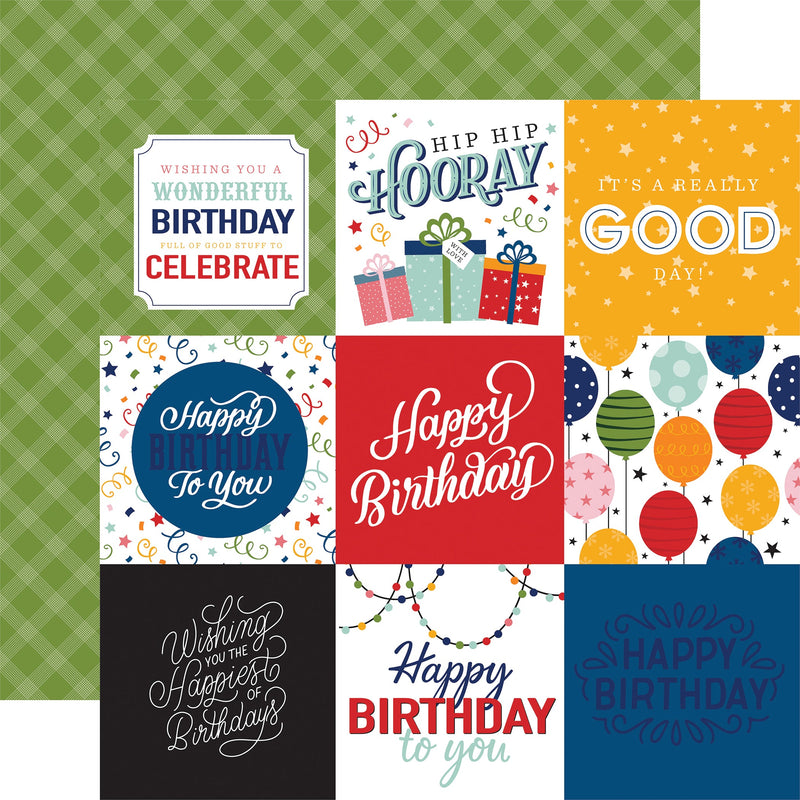 Birthday Salutations 4x4 Cards