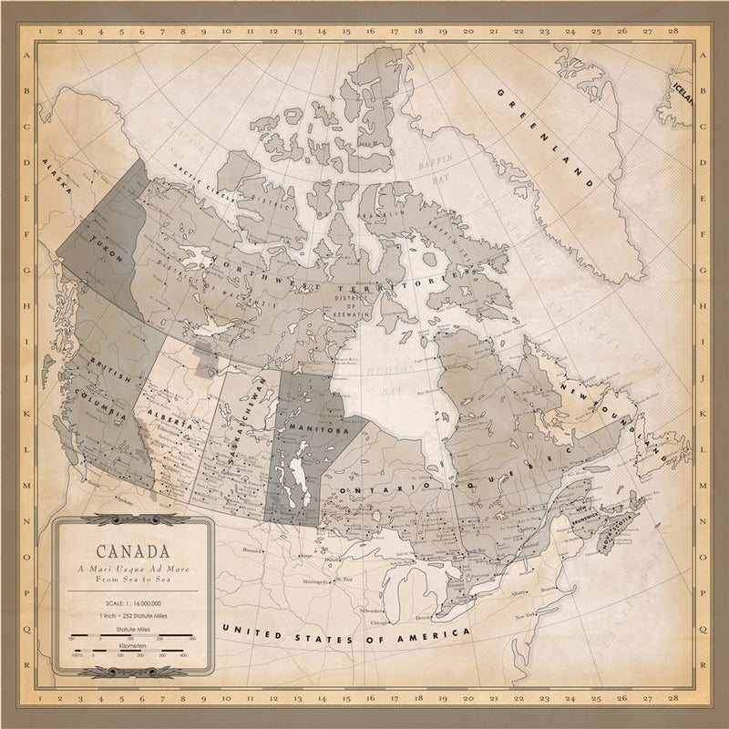 Cartography No. 1 - Canada Map