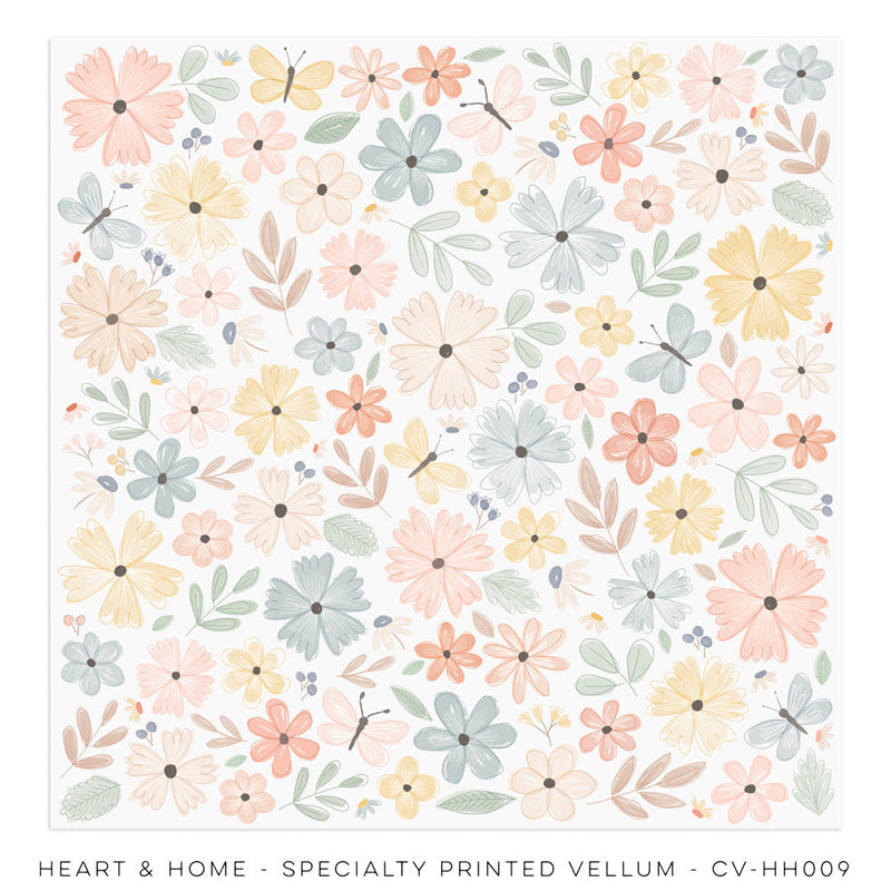 Heart & Home Specialty Paper - Printed Vellum