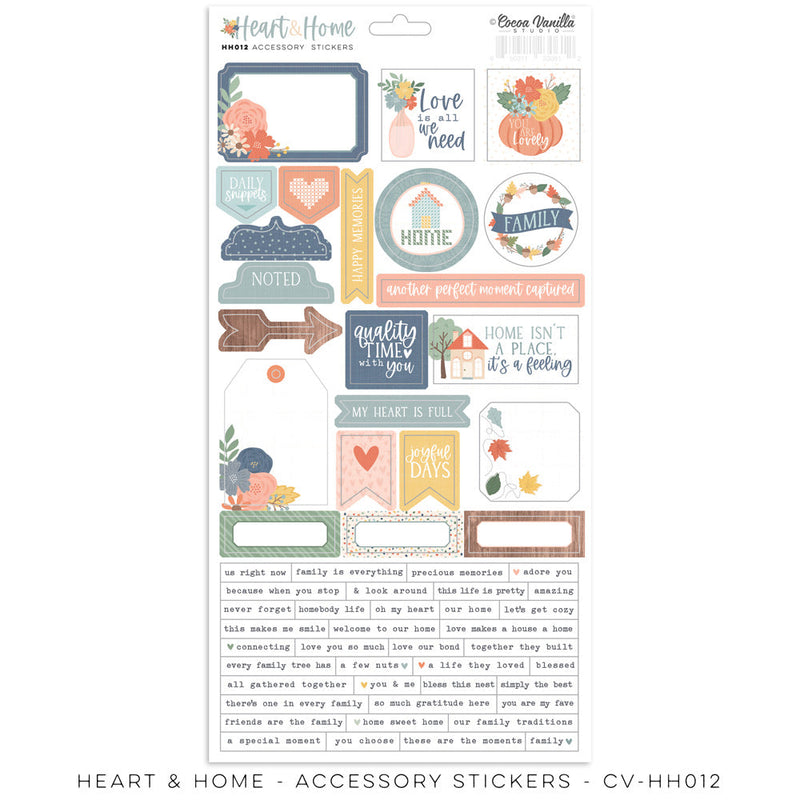 Heart & Home Accessory Stickers