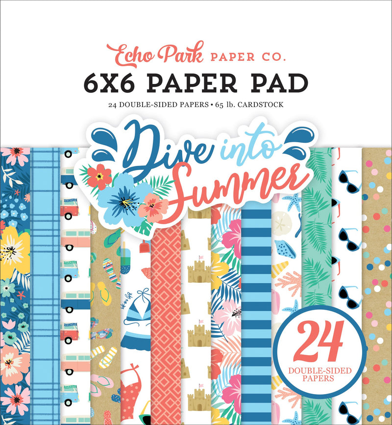 Dive Into Summer 6x6 Paper Pad