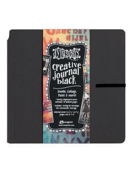 Dylusions Square Journal - Black