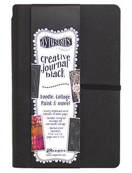 Dylusions Small Journal - Black