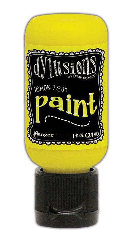 Dylusions Paint Flip Cap Lemon Zest