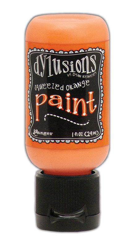 Dylusions Paint Flip Cap Squeezed Orange