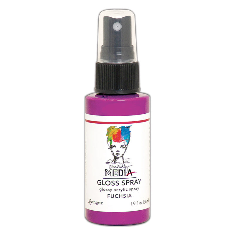 Dina Wakley Media Gloss Spray Fuchsia