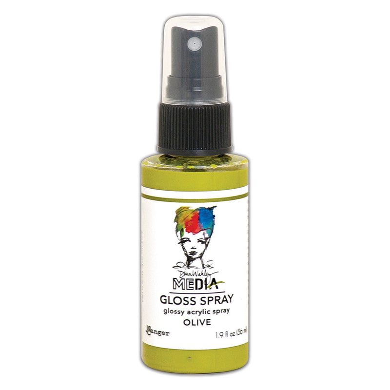 Dina Wakley Media Gloss Spray Olive