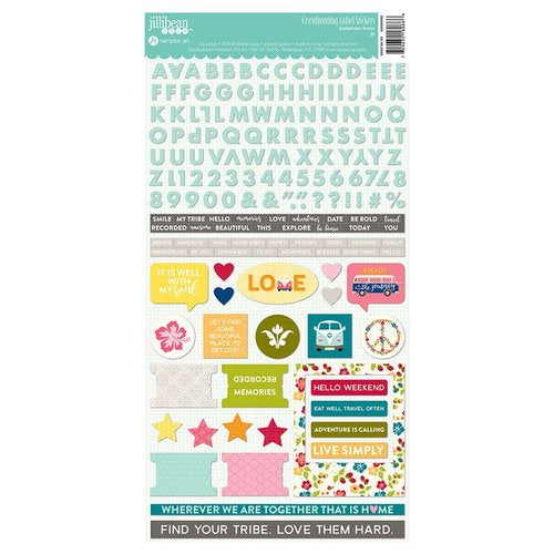 Bohemian Brew Coordinating Label Stickers