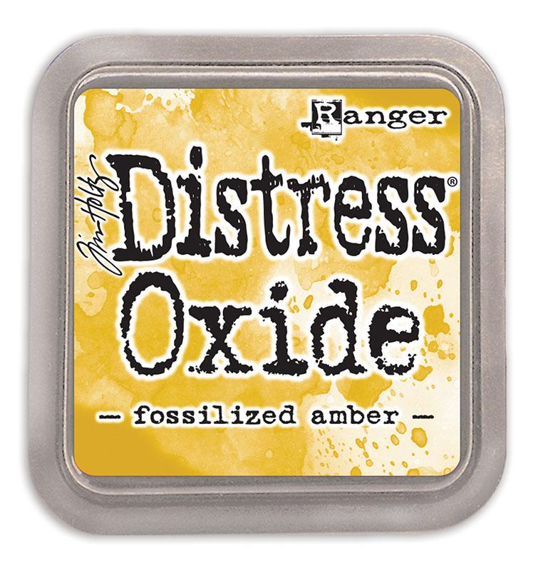 Tim Holtz Distress Oxide Pad Fossilized Amber