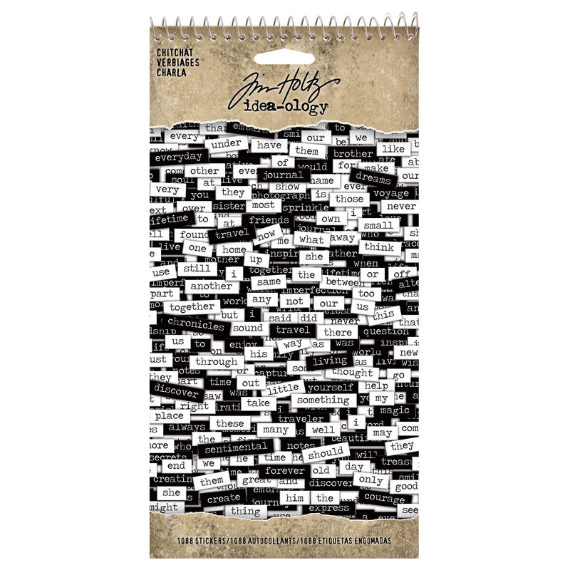 Tim Holtz Idea-ology Chit Chat Stickers