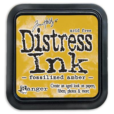 Tim Holtz Distress Ink Pad Fossilized Amber
