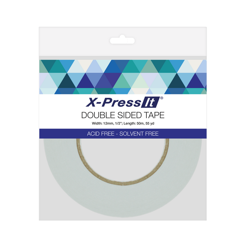 X-Press It Double Sided Tape 12mm, 1/2" (50m)