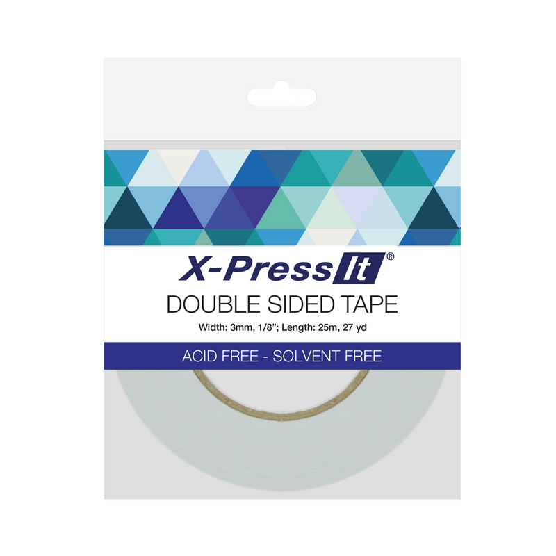 X-Press It Double Sided Tape 3mm, 1/8" (25m)