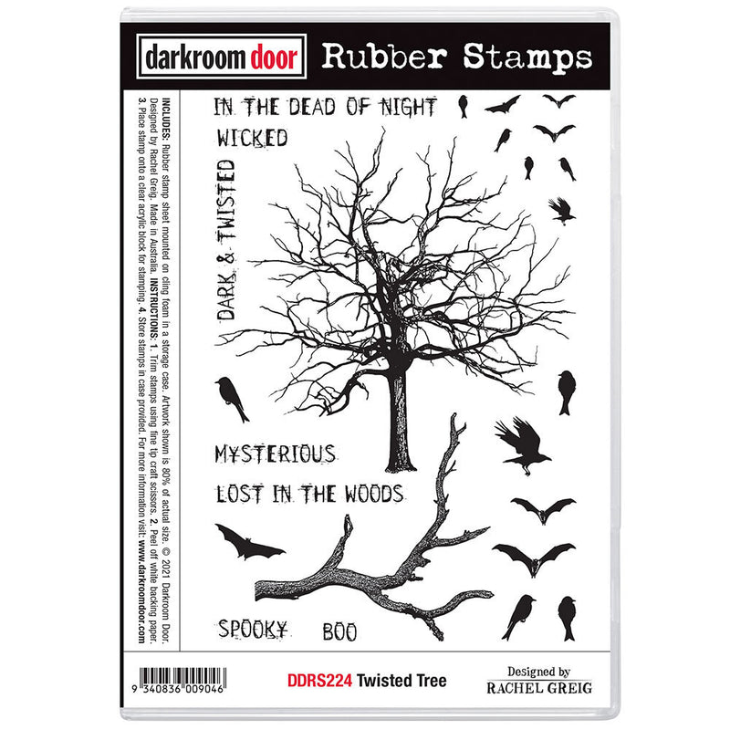 Darkroom Door Rubber Stamp Set Twisted Tree