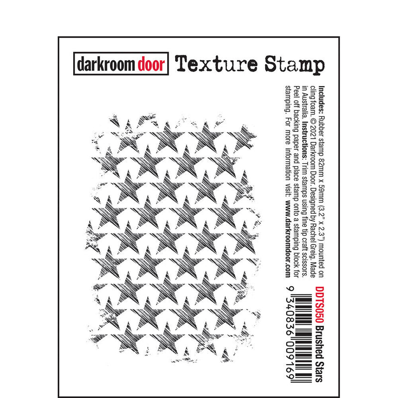 Darkroom Door Texture Stamp Brushed Stars