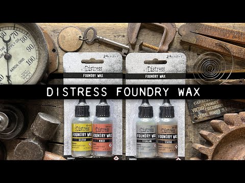 Tim Holtz Distress Foundry Wax - Gilded/Mined