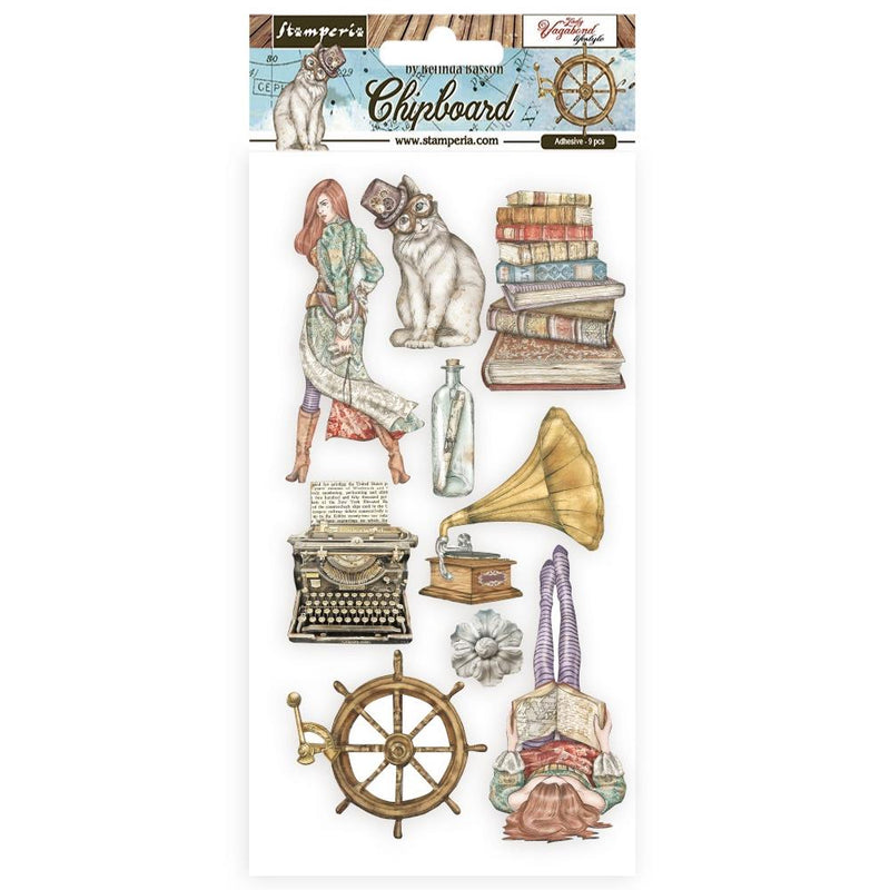Lady Vagabond Lifestyle Elements Chipboard