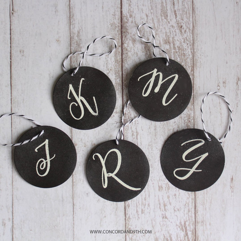 Concord & 9th Sophisticated Script Uppercase Stamp Set