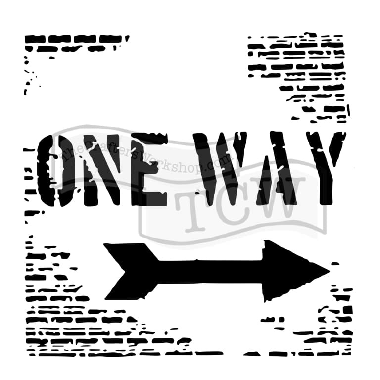 TCW Stencil 6x6 - One Way