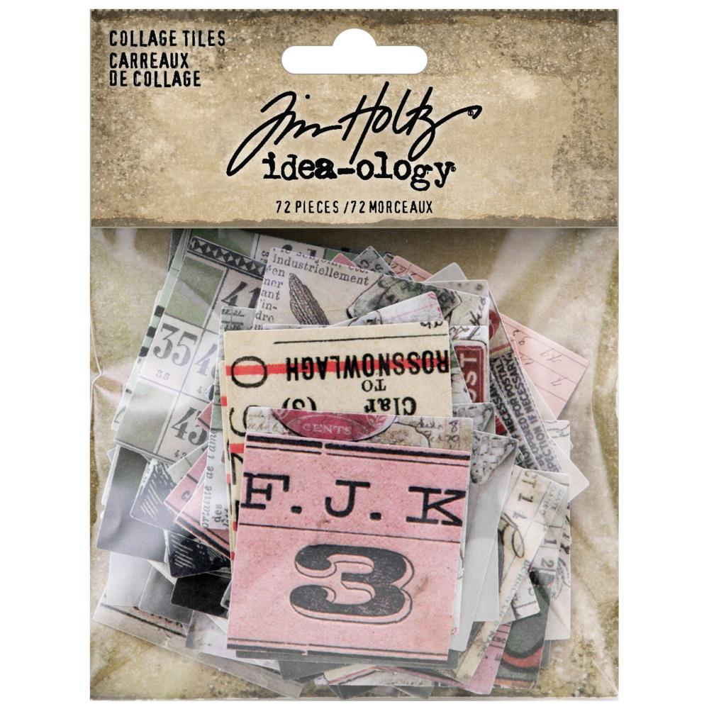 New Tim Holtz Idea-ology Collage Tiles - 2022 Release – Scrapbook Cottage