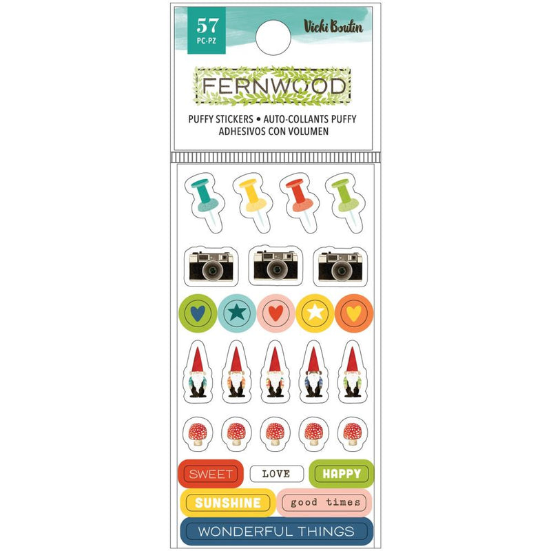 Fernwood Mini Puffy Stickers